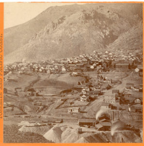 Panorama of Virginia City, NV. 1877