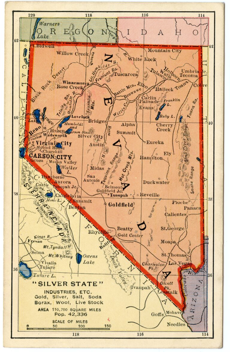 Nevada History: On The GO! - Boundary Boondoggle: The Chaos & Confusion ...